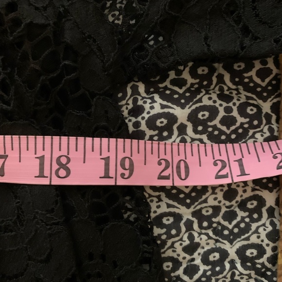 Black NWT long sleeve black dress with lace sz sm - Picture 3 of 6